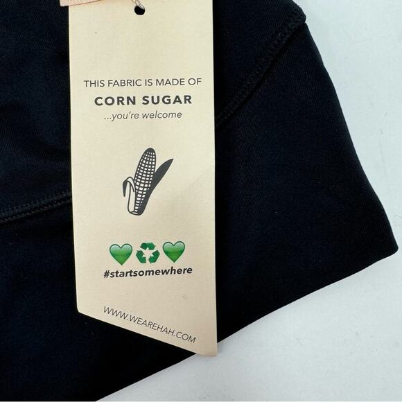 We Are HAH Size M Cami BrHAH Long Line Bra Scoop Neck Convertible Black NEW - Picture 13 of 16